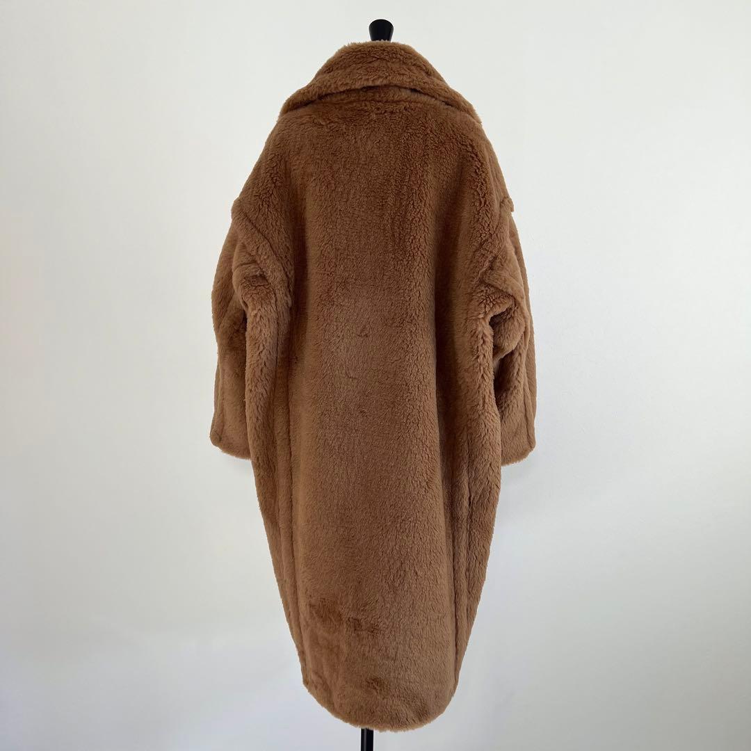 新型最新作❗️ベアロングコート テディコート ライトブラウン キャメル
