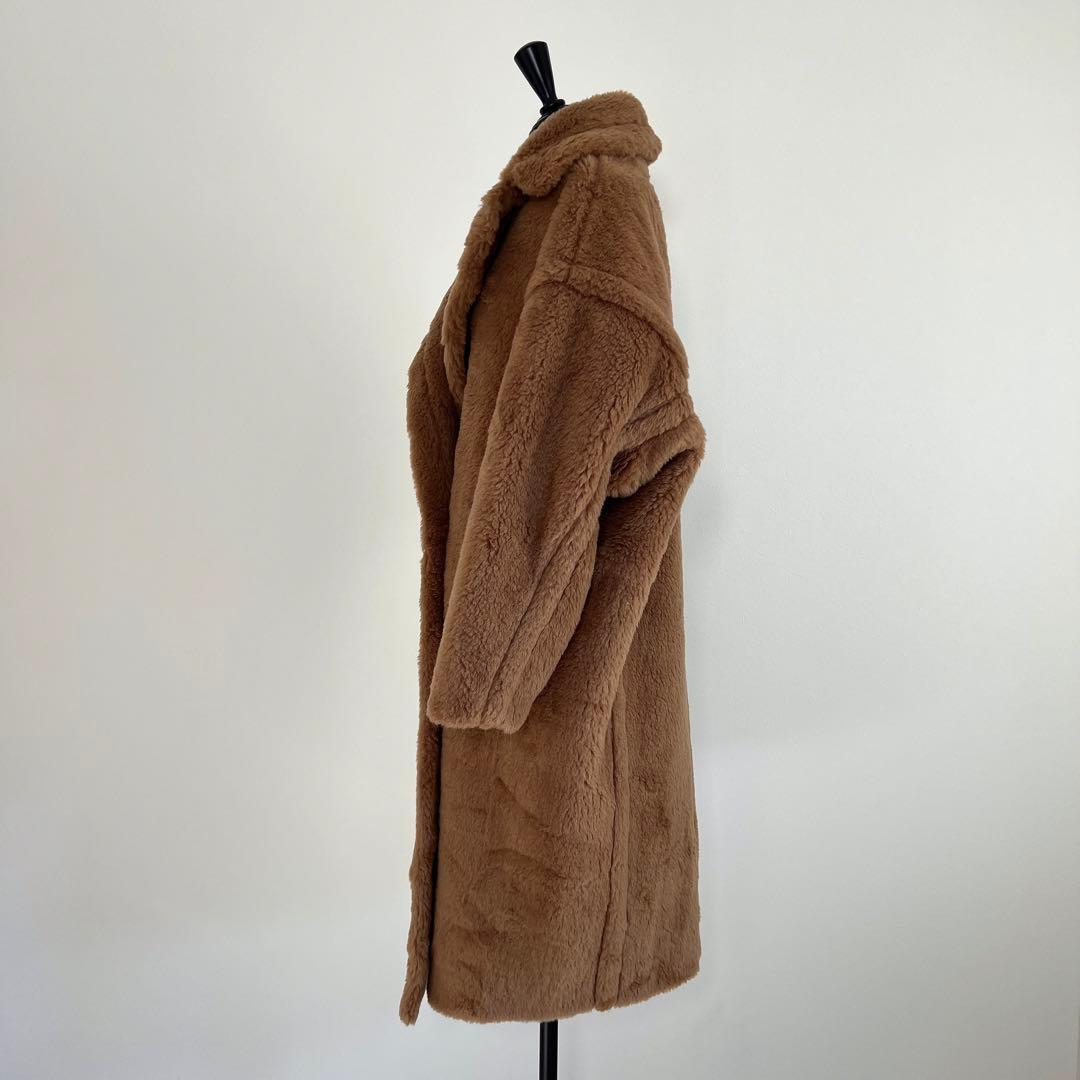 新型最新作❗️ベアロングコート テディコート ライトブラウン キャメル