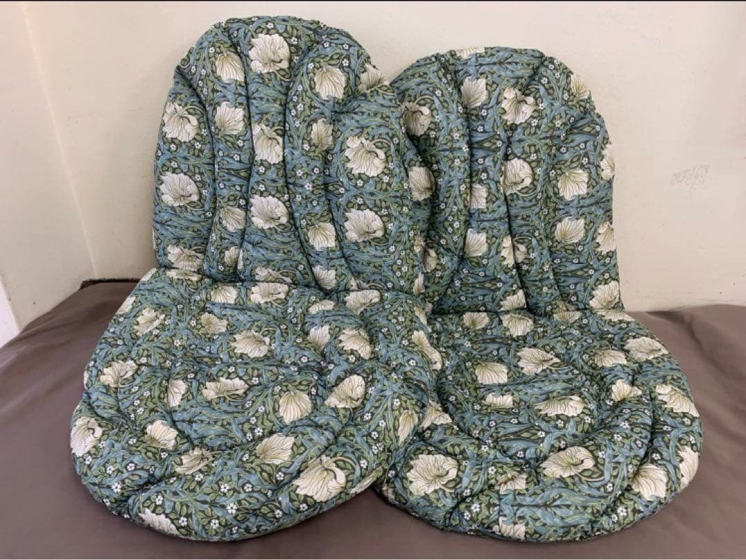 ピンパネル風椅子シートクッション4枚セット