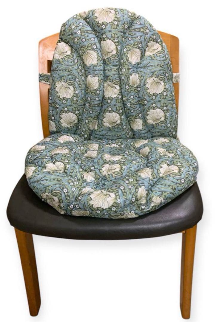 ピンパネル風椅子シートクッション4枚セット