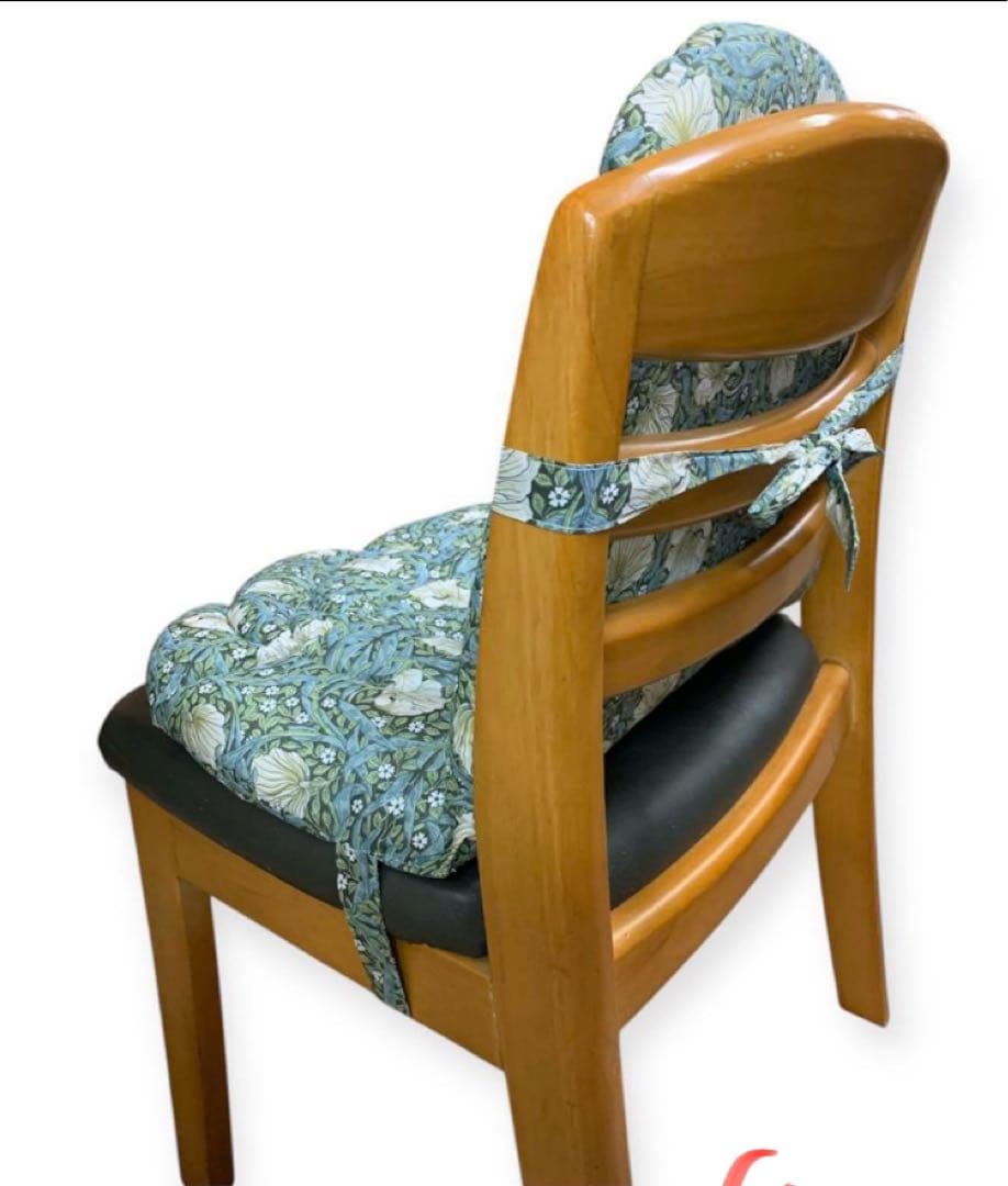 ピンパネル風椅子シートクッション4枚セット