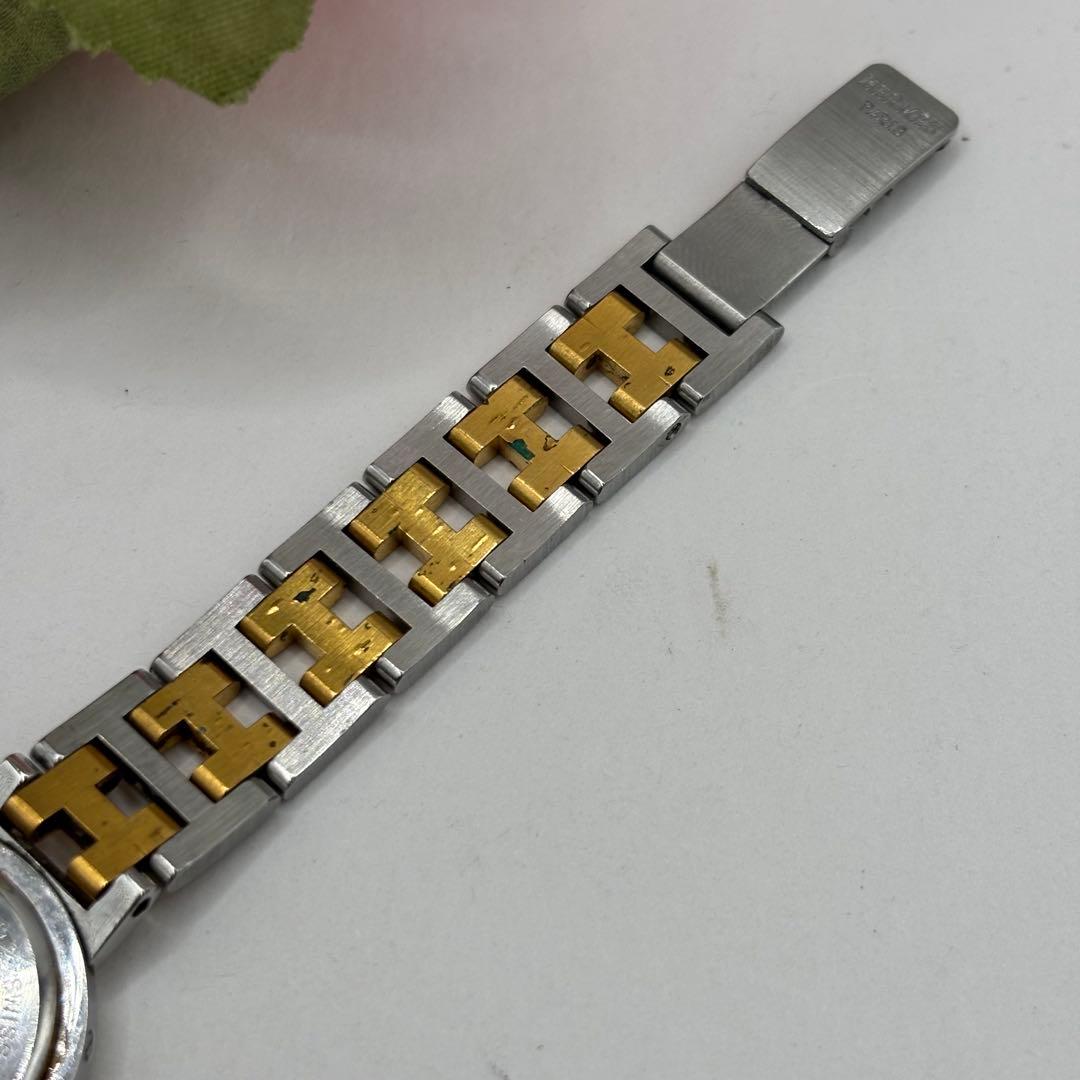 稼働品☆新品電池　HERMESエルメス　クリッパー　レディース腕時計