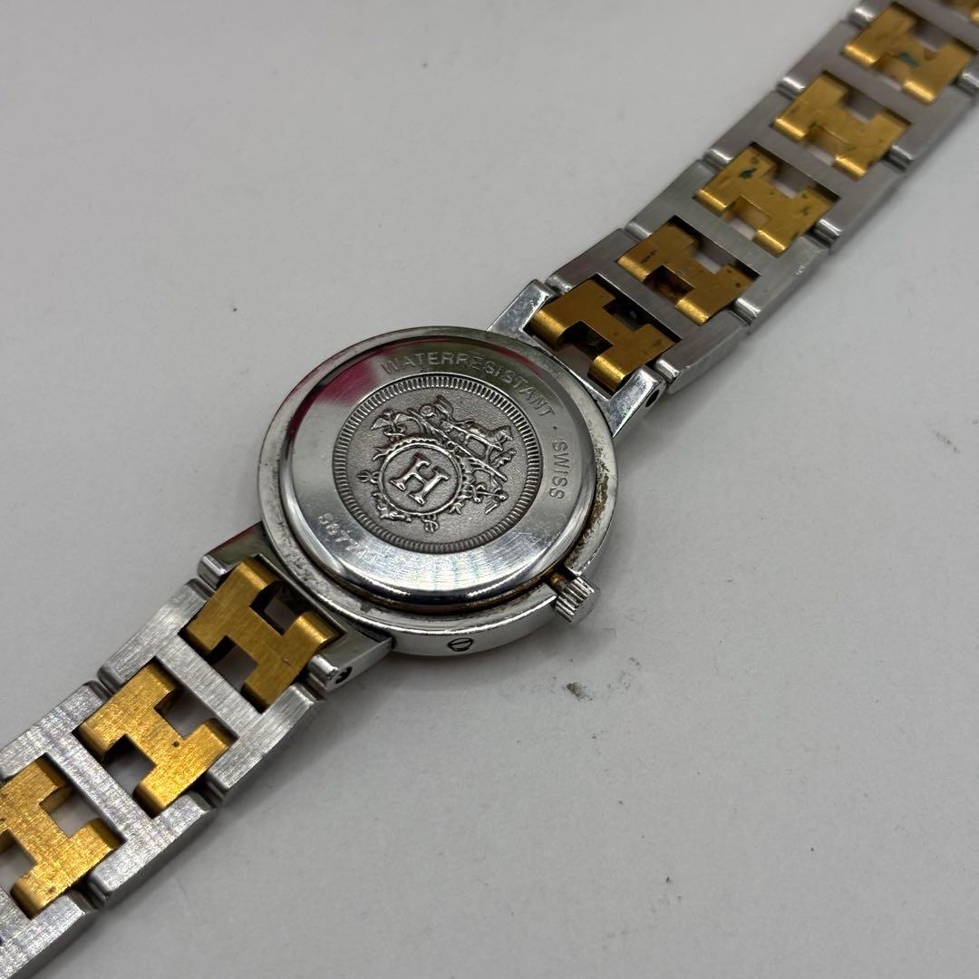 稼働品☆新品電池　HERMESエルメス　クリッパー　レディース腕時計