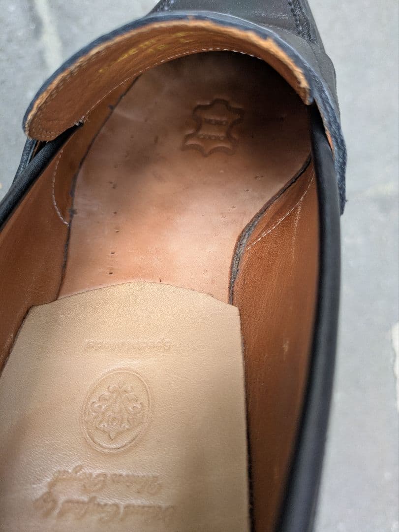 ユニオンインペリアル U2008 ローファー ブラック（8.0/3E）26.0