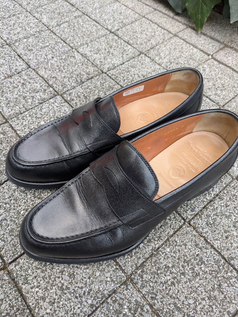 ユニオンインペリアル U2008 ローファー ブラック（8.0/3E）26.0