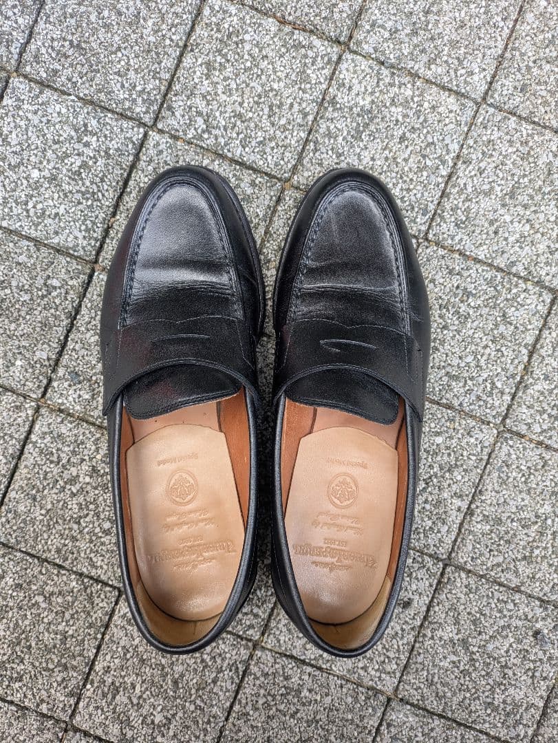 ユニオンインペリアル U2008 ローファー ブラック（8.0/3E）26.0