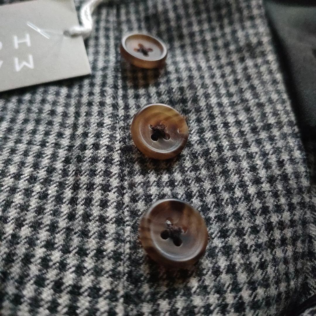 【新品・タグ付】MARGARET HOWELL　チェック柄　起毛　2タックパンツ