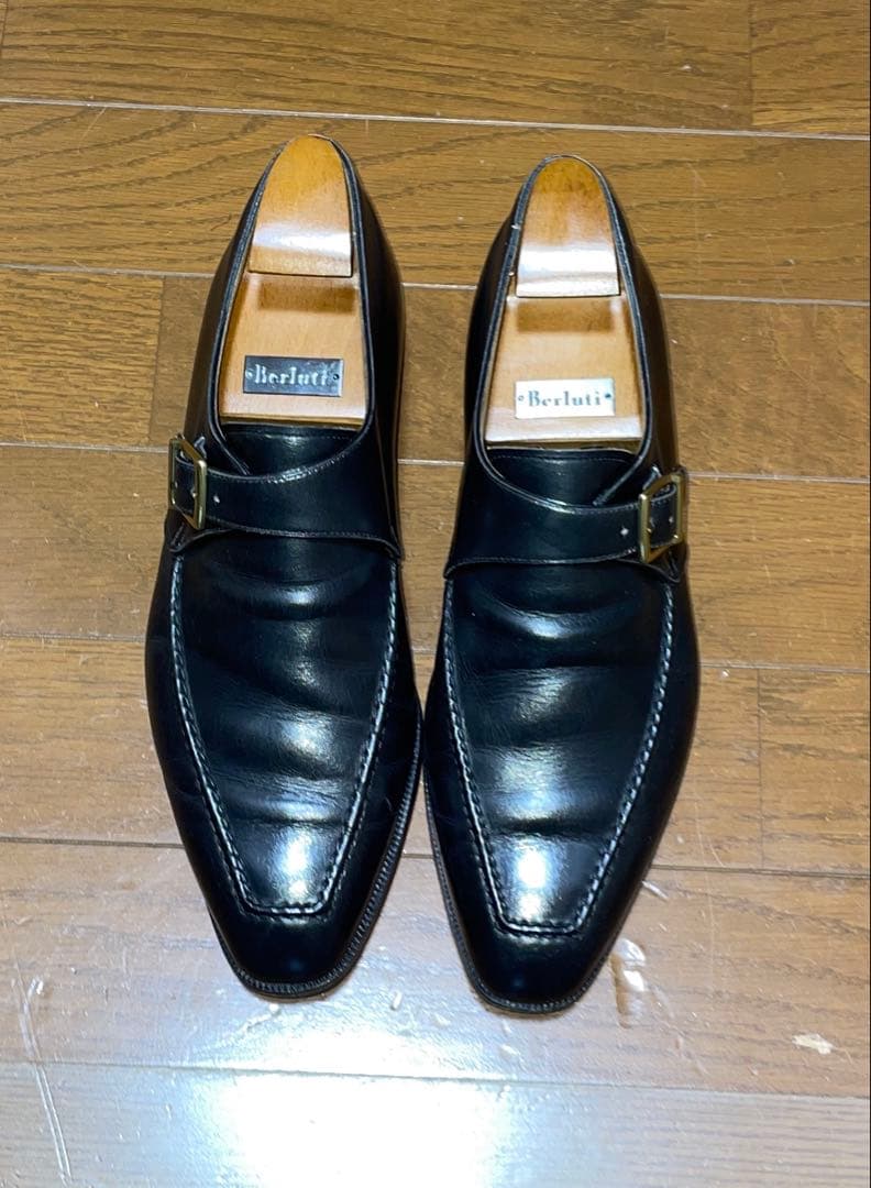 ベルルッティ　Berluti 黒 モンクストラップシューズ