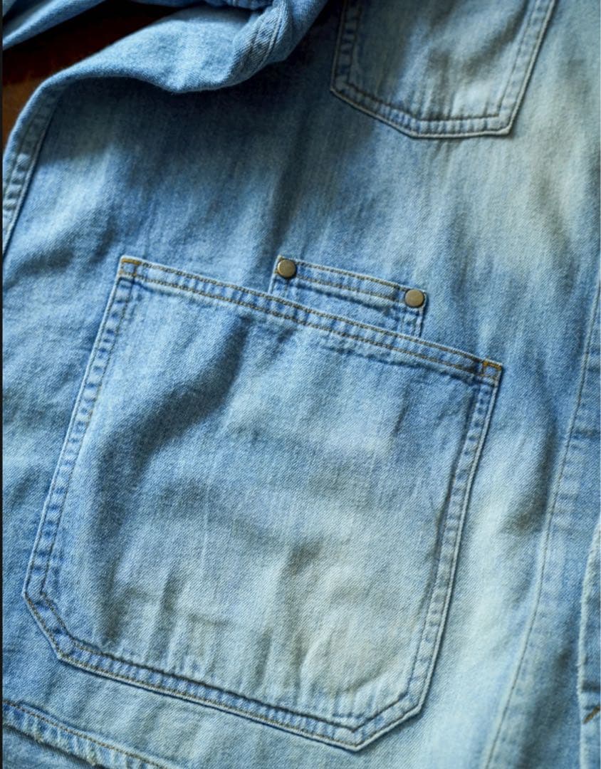 【新品未使用】MAATEE&SONS DENIM SHIRTS COVERALL