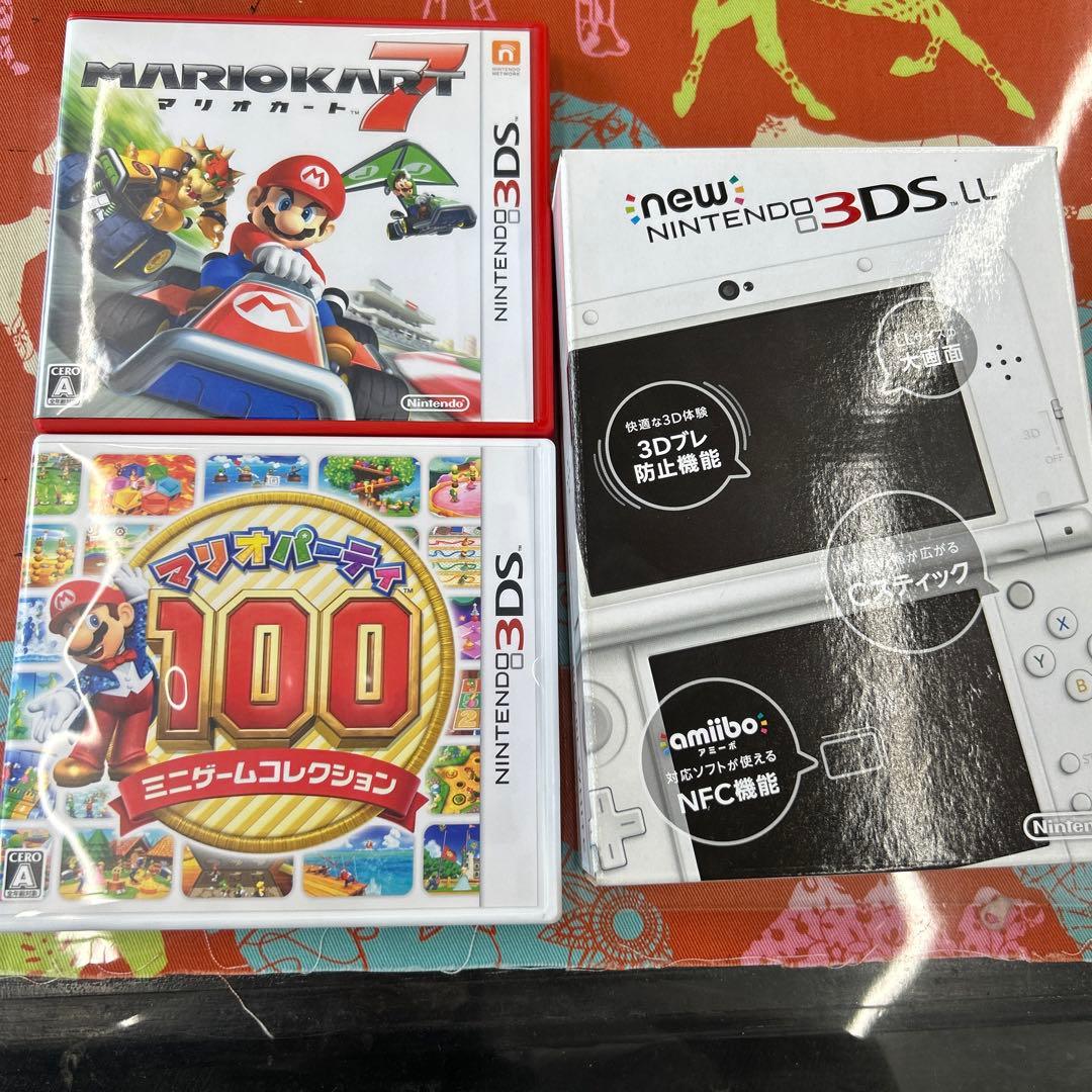 new Nintendo 3DS LL カセット 2つ