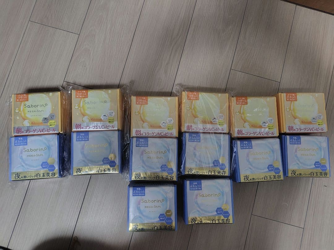 サボリーノ　メガショット　朝用6箱　夜用8箱