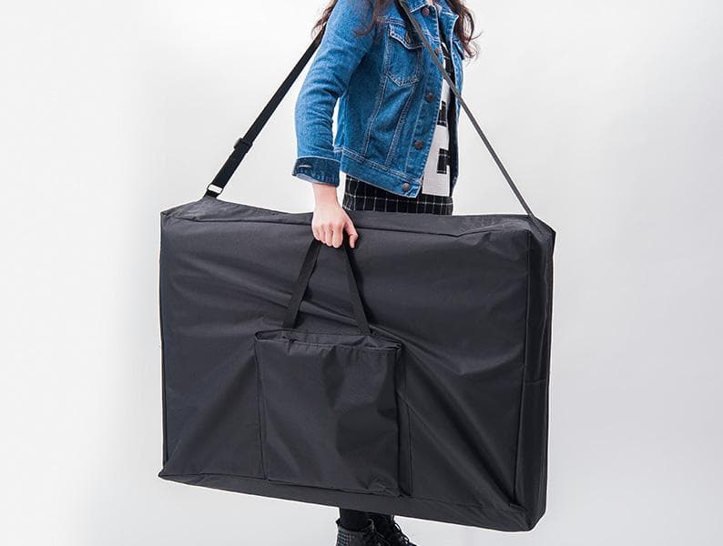 【ホワイト】 マッサージベッド 折りたたみ コンパクト 超軽量 エステベッド