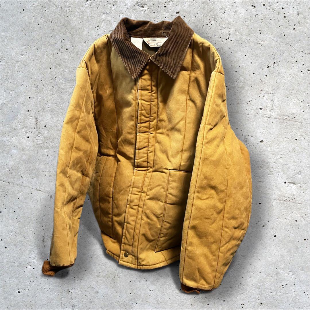 うふふ様WallsカバーオールXLダックキャンバスUSA製70s〜80sアウトド