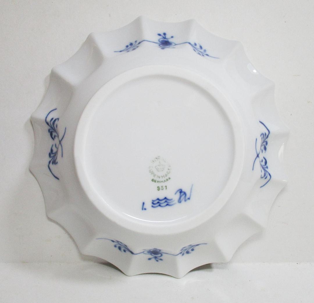 ロイヤルコペンハーゲン ブルーフルーテッド プレイン シェルディッシュ