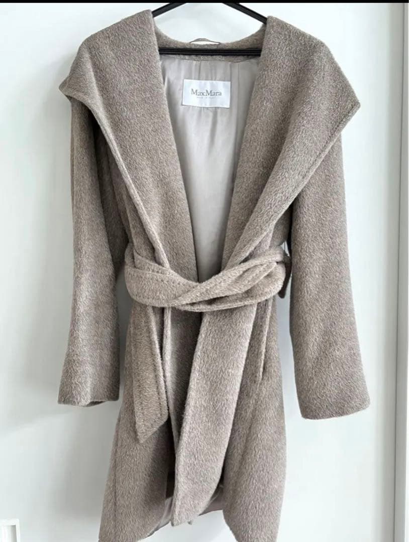 高級　マックスマーラ　アルパカ　コート　カシミア　　正規品　美品　コート
