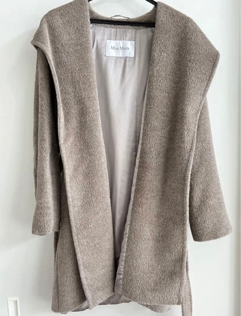 高級　マックスマーラ　アルパカ　コート　カシミア　　正規品　美品　コート