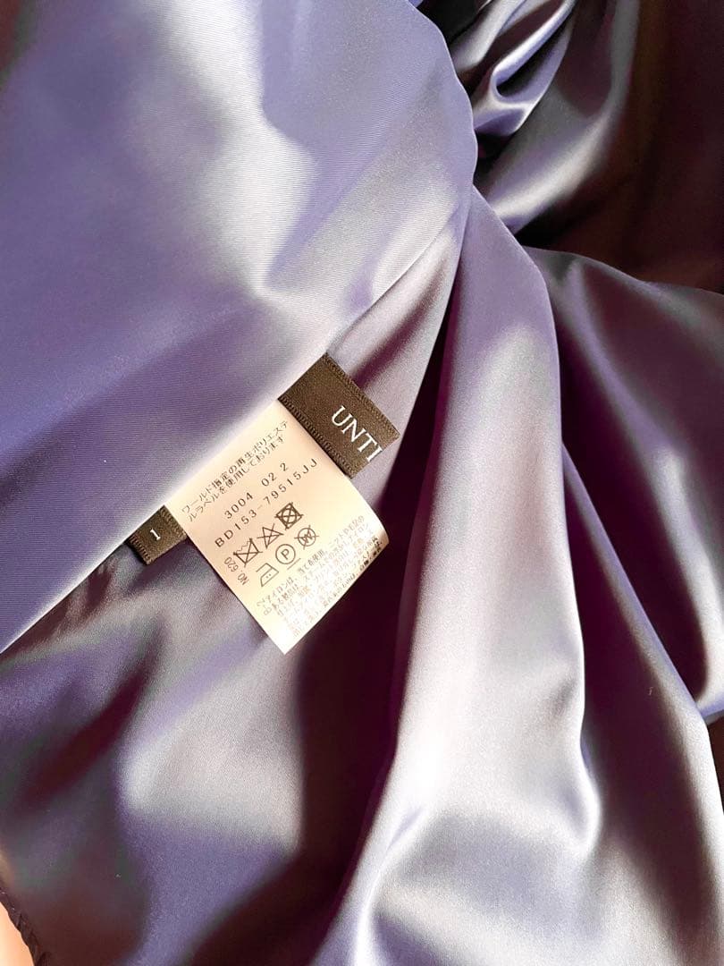 新品 アンタイトルウールフレアースカート UNTITLED