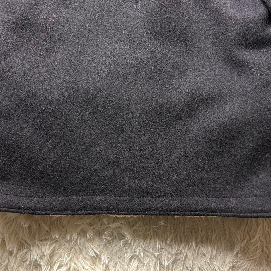 美品　ゆったり L Schott スウェード ボア　ランチ　コート　ジャケット