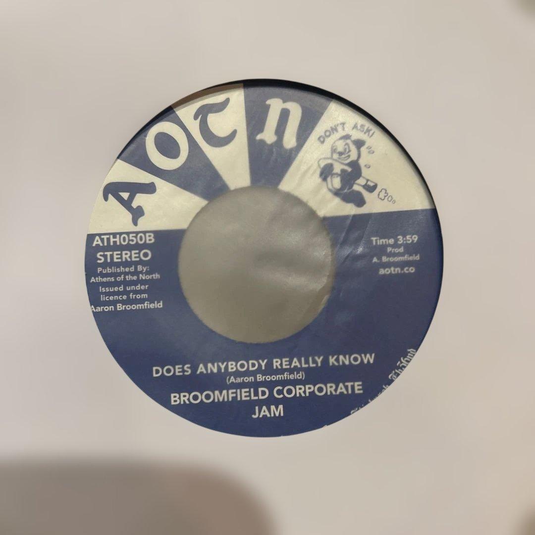 美品　Aaron Broomfield 7inch