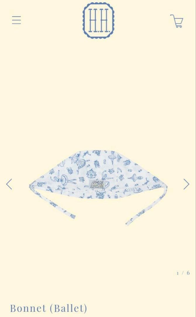 バンダナ house on the hill Bonnet (Ballet) 90