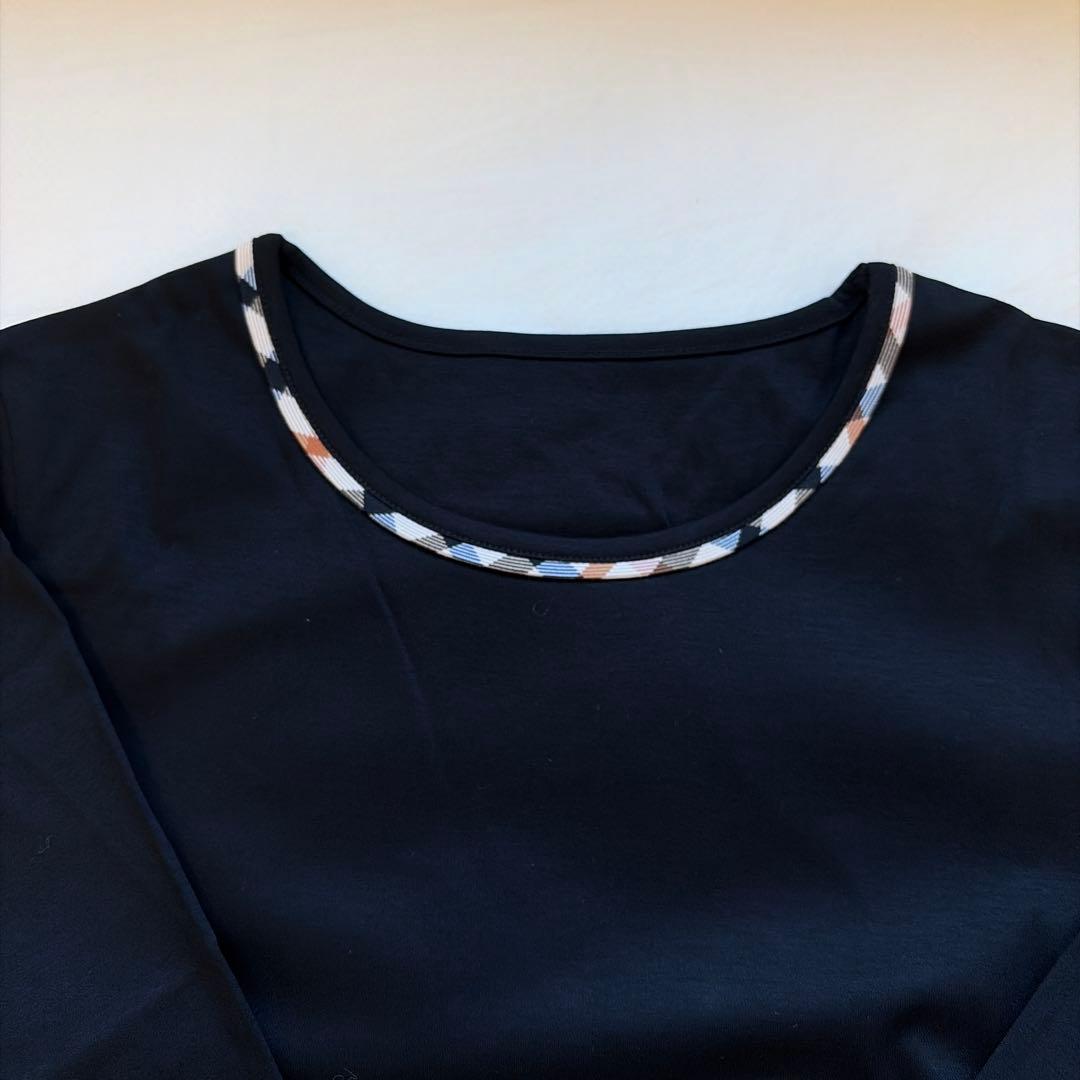 新品未使用✨ [DAKS / ダックス] 黒ロンT 綿100% シンプルロンT