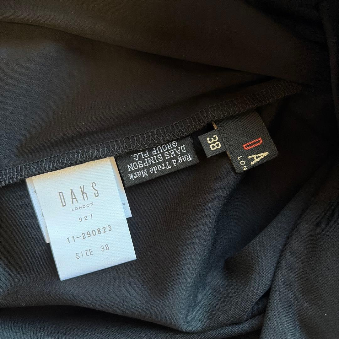 新品未使用✨ [DAKS / ダックス] 黒ロンT 綿100% シンプルロンT