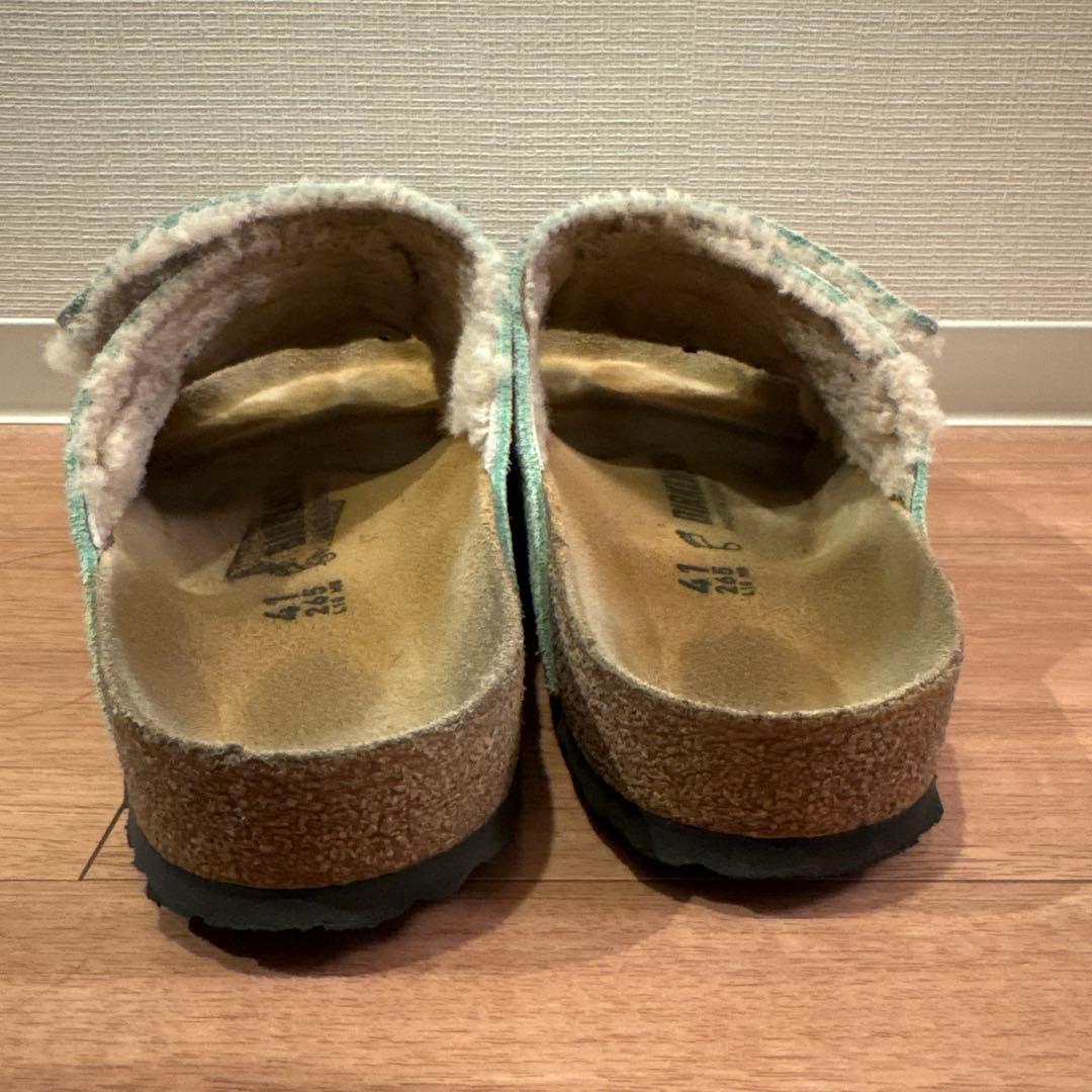 靴 Stussy Birkenstock Solana Green 41