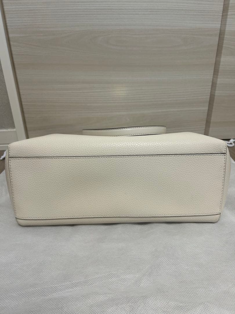 MICHAEL KORS ホワイト A4収納可 トートバッグ