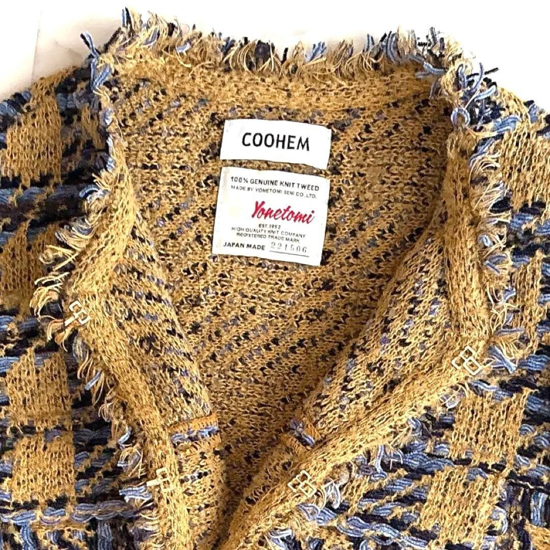 美品✨ COOHEM モールチェックツィードジャケット