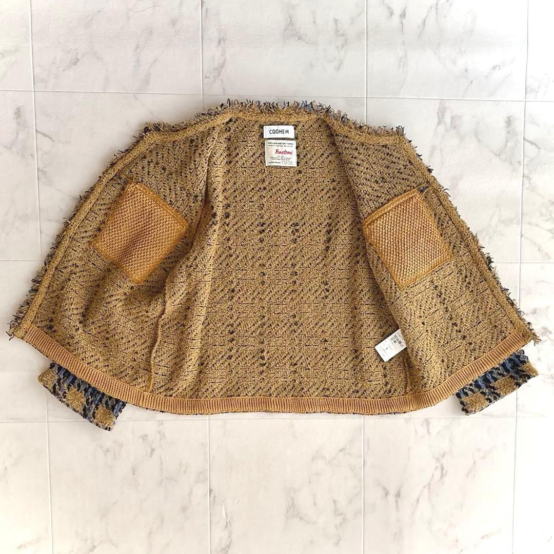 美品✨ COOHEM モールチェックツィードジャケット