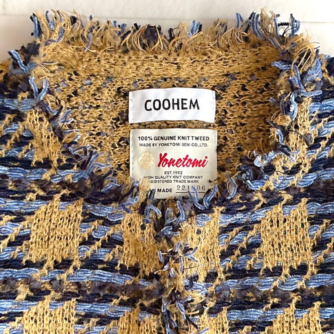 美品✨ COOHEM モールチェックツィードジャケット