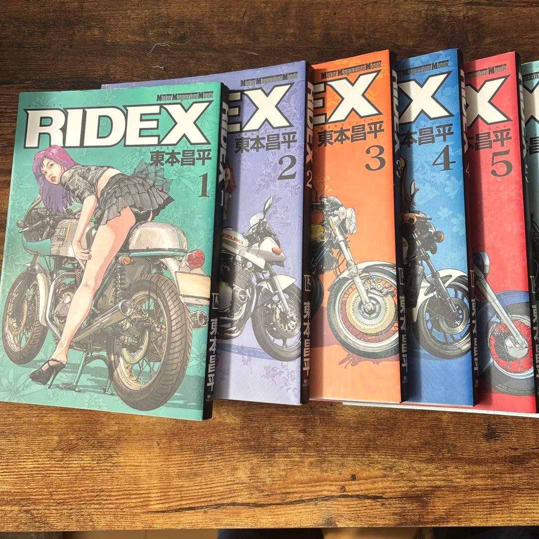 RIDEX 1巻〜17巻セット　東本昌平　バイク