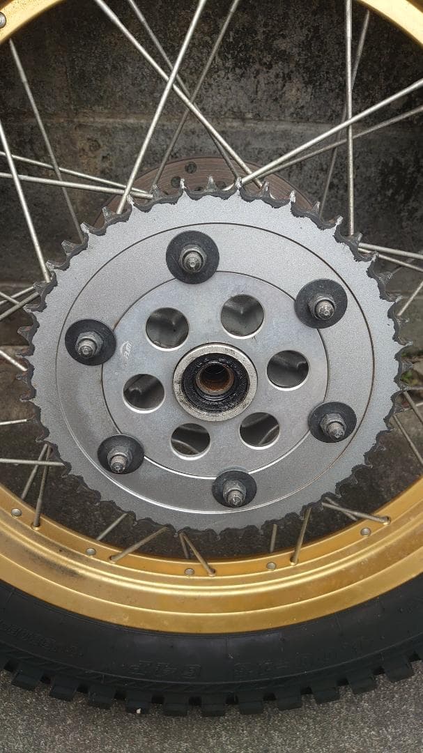 あ*ゅ様 セロー250 　前後ホイール・タイヤセット　IRC　ツーリスト