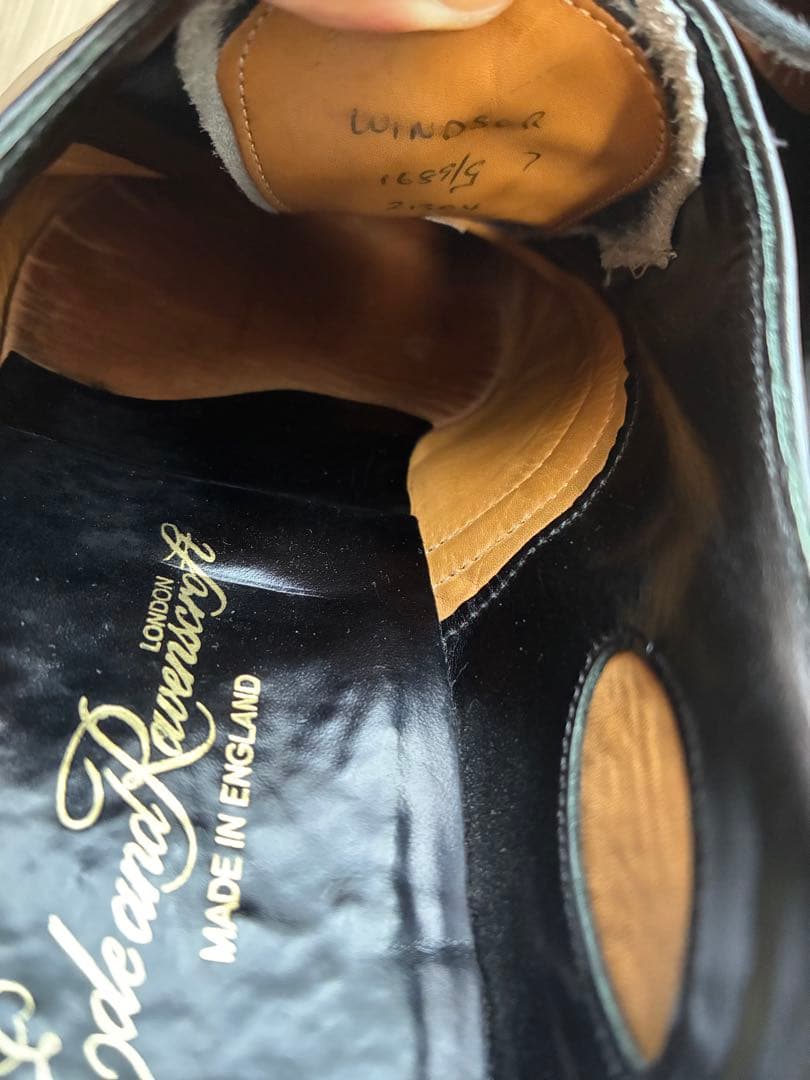 希少美品 旧工場製 Ede & Ravenscroft別注 7 Windsor
