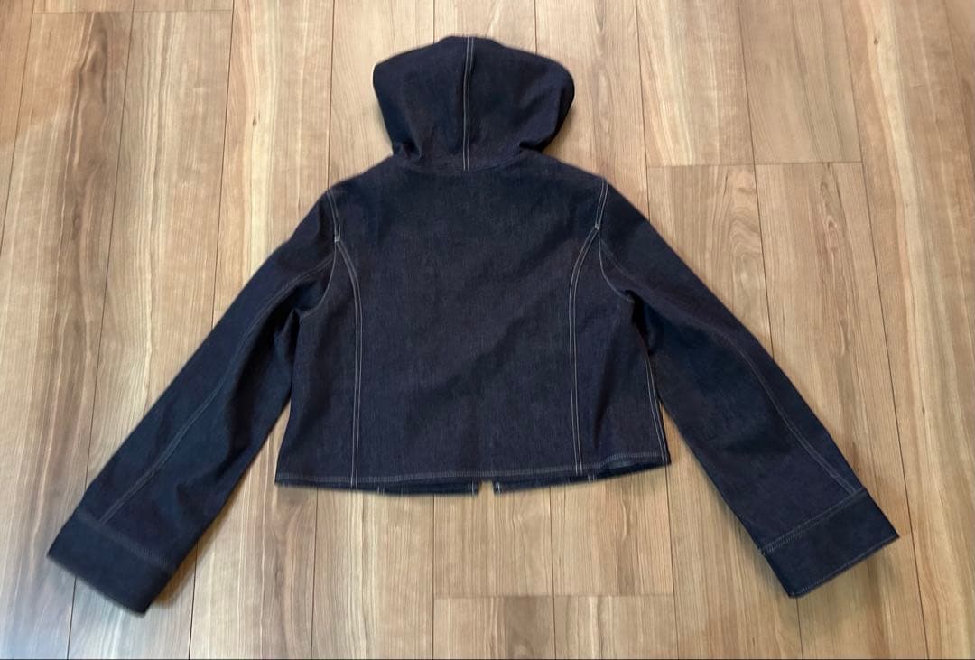 FOXEY NEWYORK フード付デニムジャケット