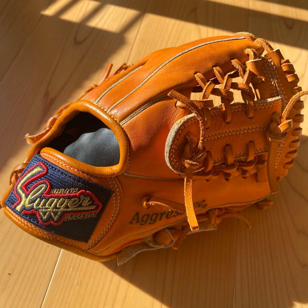 スラッガー KSN-J7 軟式用グローブ オレンジ