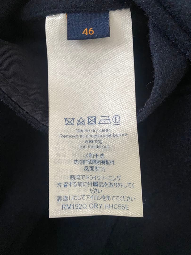 2019AW ルイヴィトン ダブルフェイス　チェスターコート