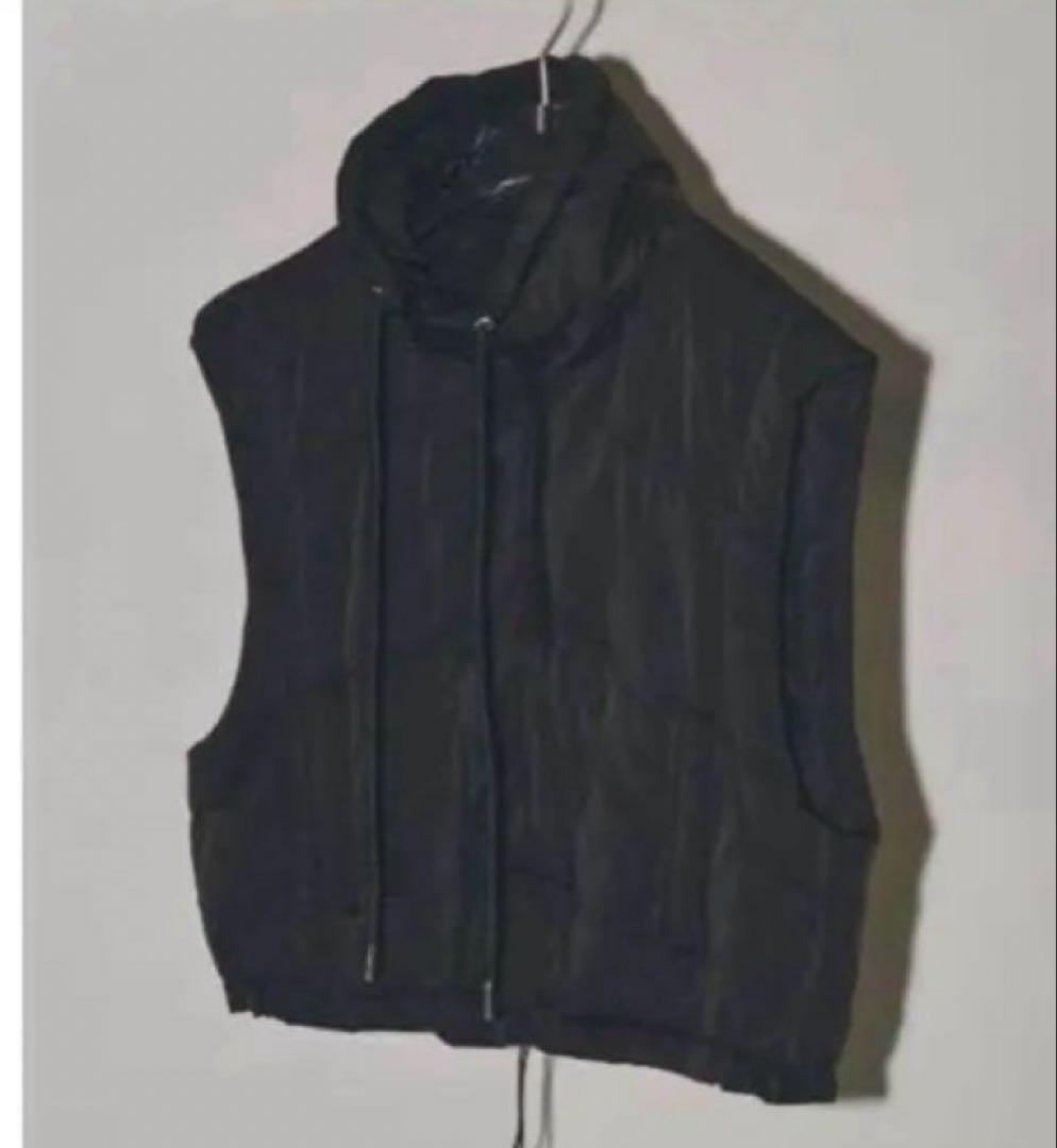 todayful　キルティングコンパクトベスト　38size ブラック