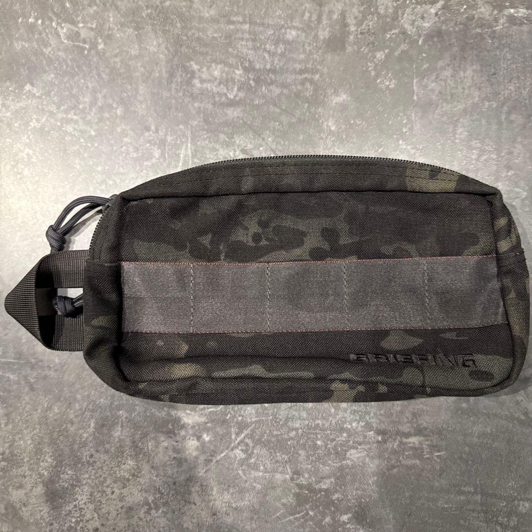 ブリーフィング ポーチ　ブラックカモ