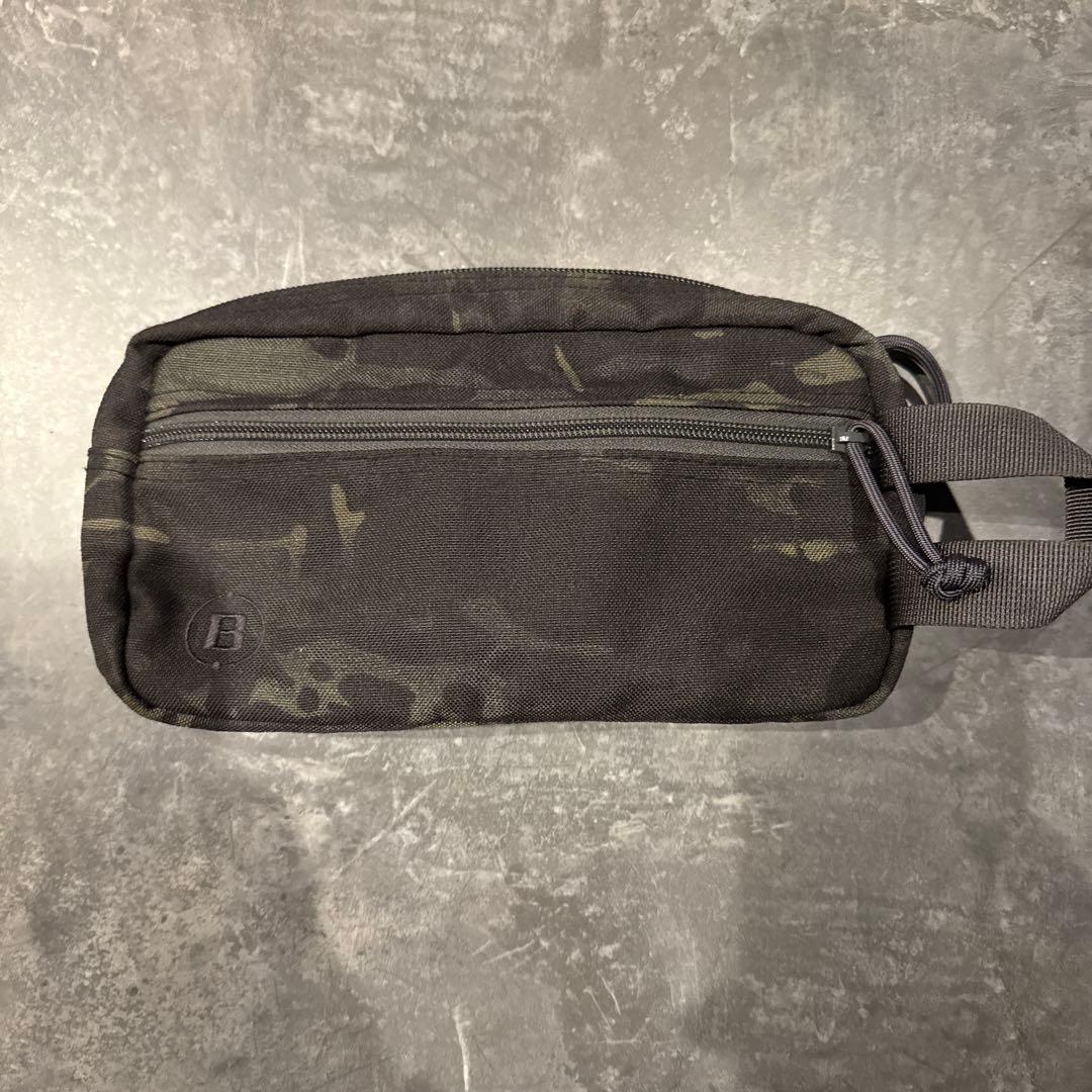 ブリーフィング ポーチ　ブラックカモ