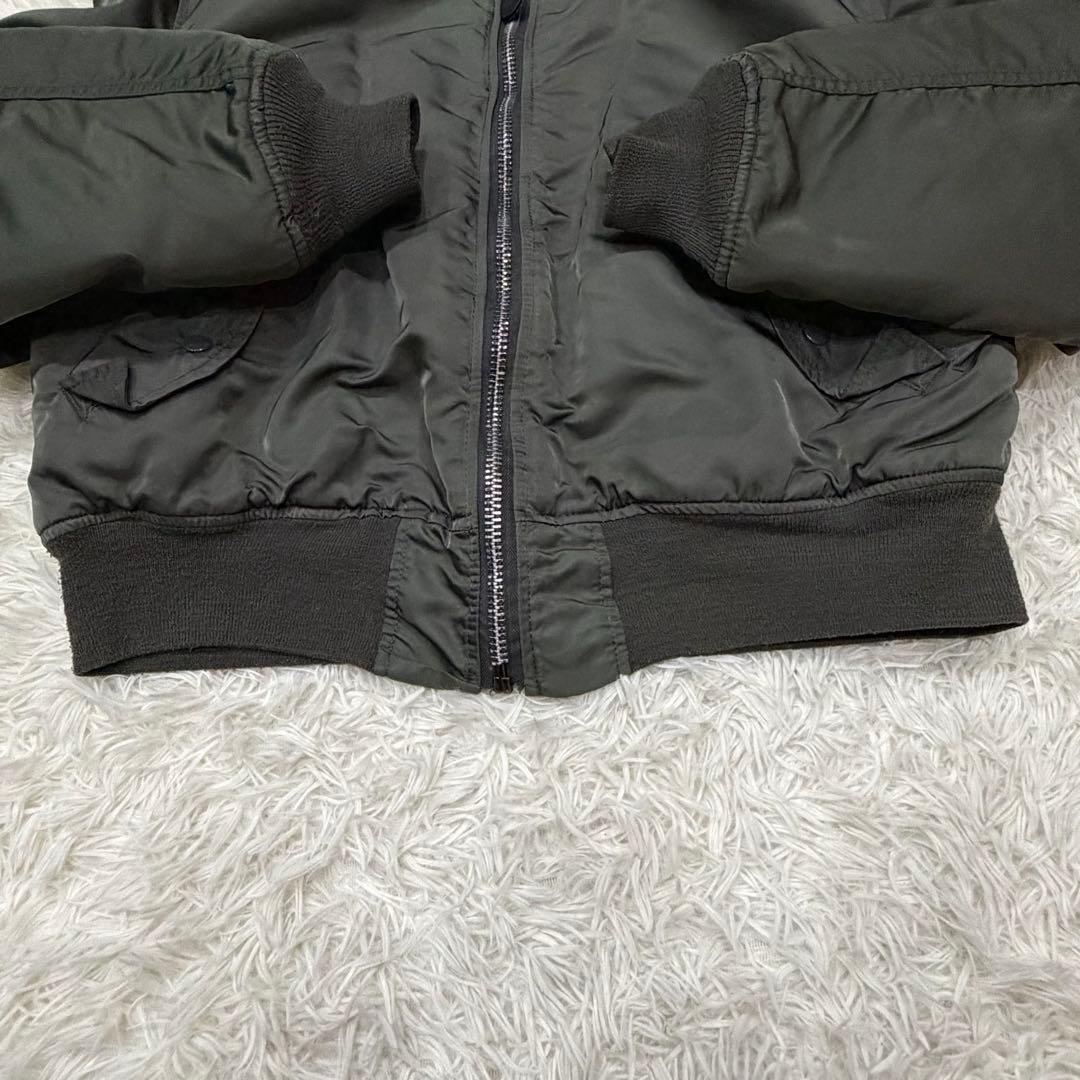 703　アルファインダストリーズ MA-1フライトジャケット　USA製　XL