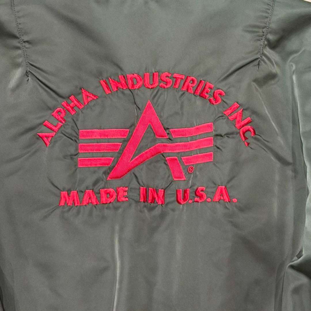703　アルファインダストリーズ MA-1フライトジャケット　USA製　XL