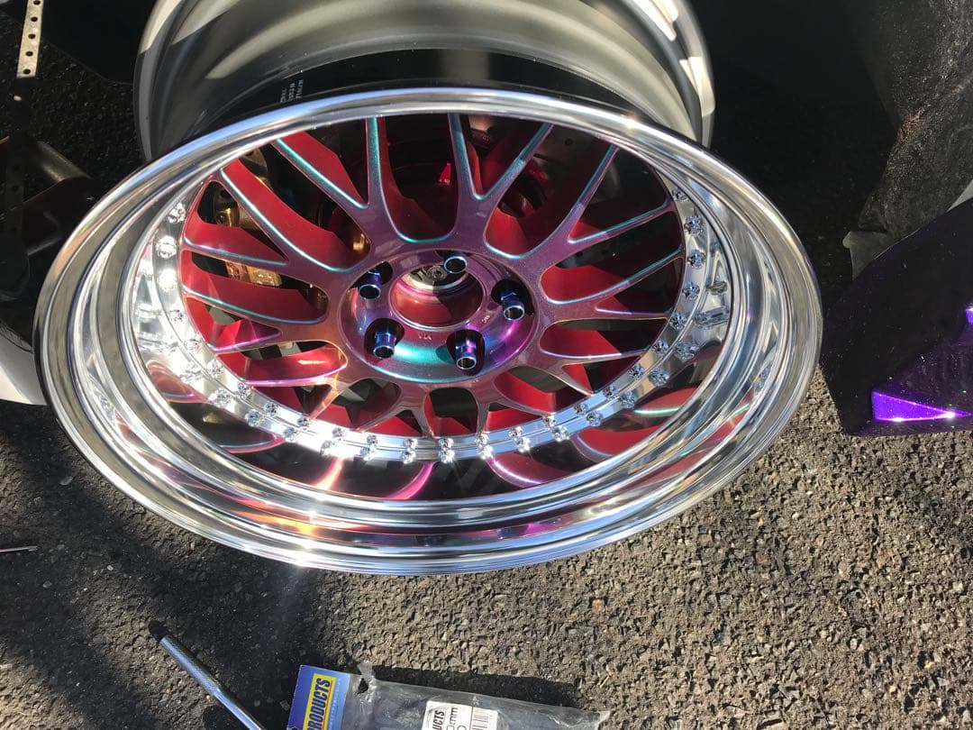 R*7様 workマイスターM13p アステリズムレッド 18インチ 2本のみ。