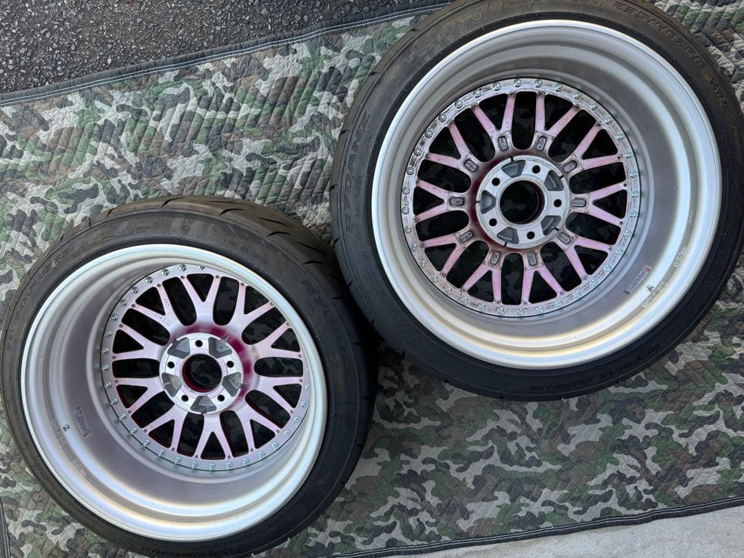 R*7様 workマイスターM13p アステリズムレッド 18インチ 2本のみ。