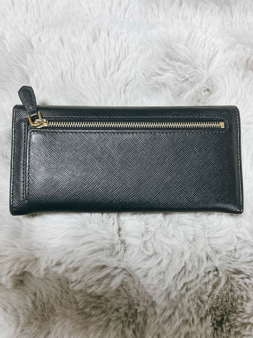 PRADA サフィアーノレザー ブラック長財布