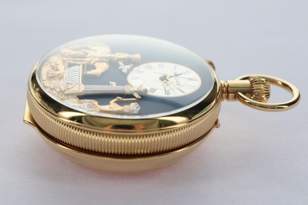 ◆CHARLES REUGE ロマンス 高級オルゴール付き懐中時計 09197