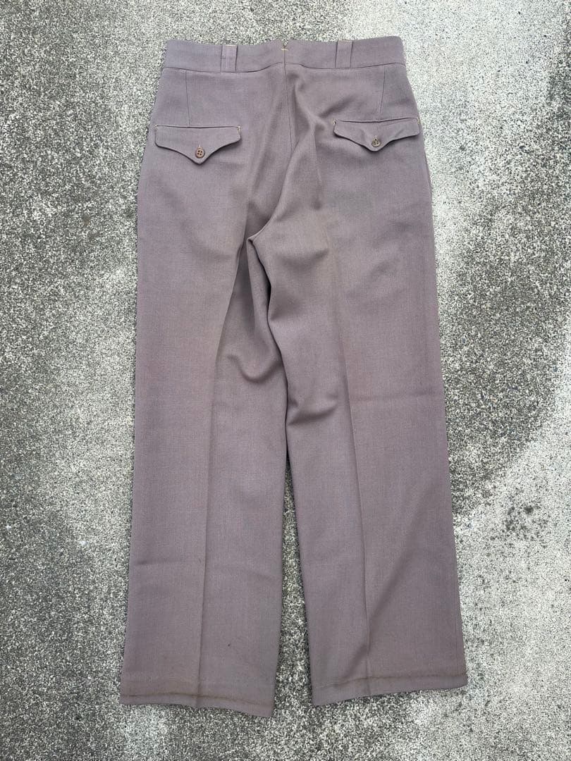 50s Vintage ヴィンテージ ウール ギャバジンスラックス