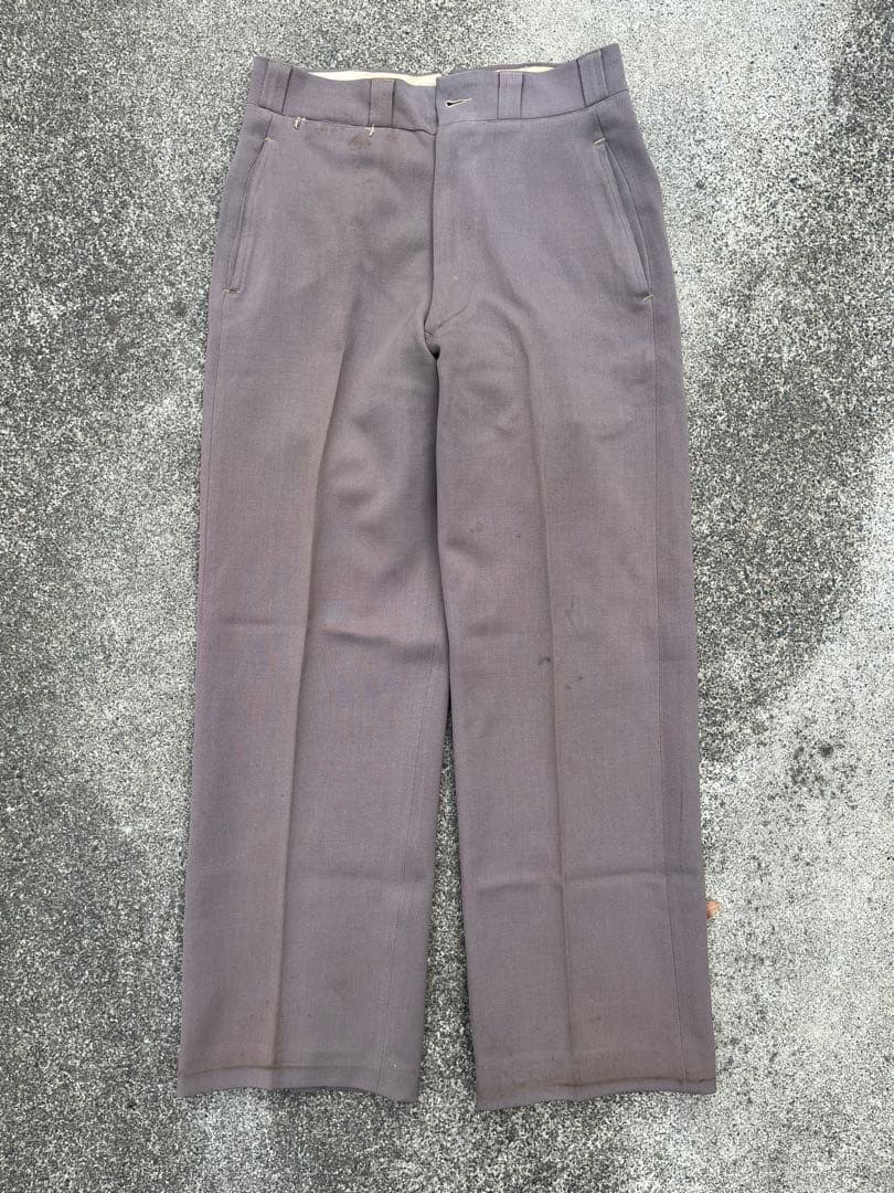 50s Vintage ヴィンテージ ウール ギャバジンスラックス