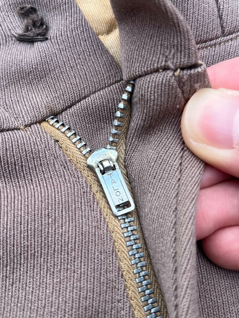 50s Vintage ヴィンテージ ウール ギャバジンスラックス