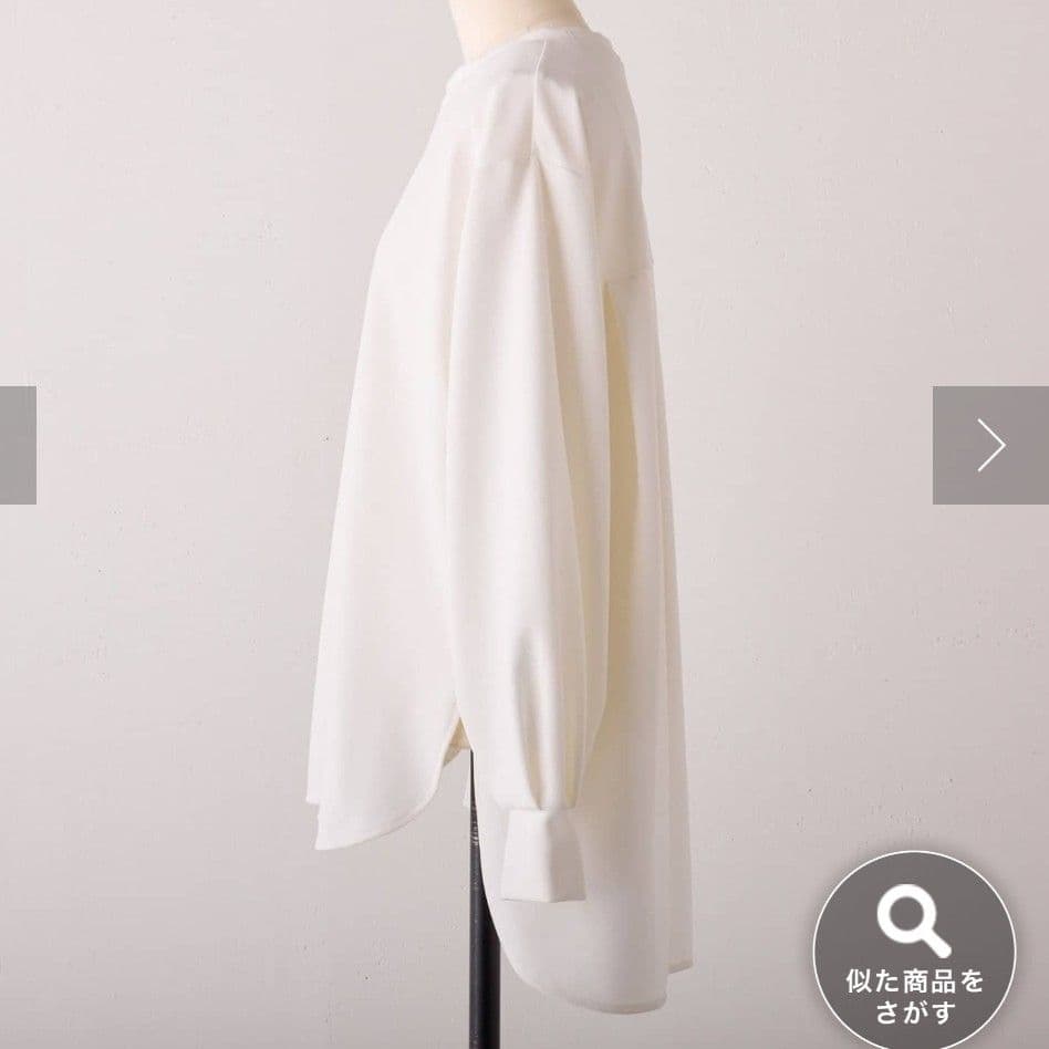 ビアズリー BEARDSLEY Tブラウス　ホワイト